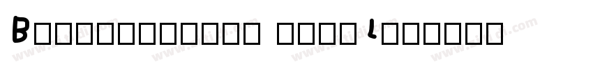BahnschriftS SemiLig字体转换